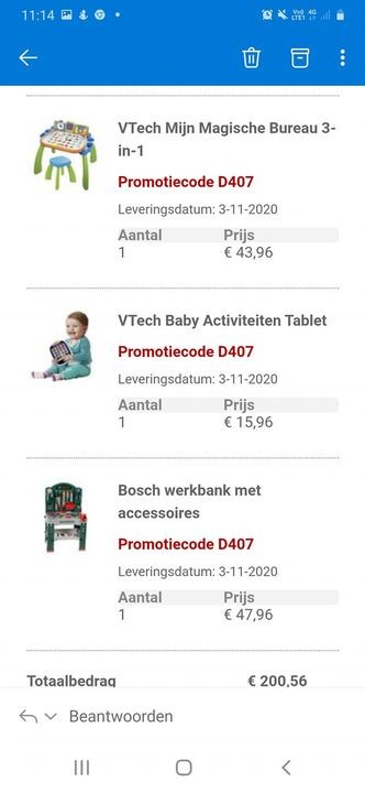 Update Met de 5%van de cm is het nu 188euro...