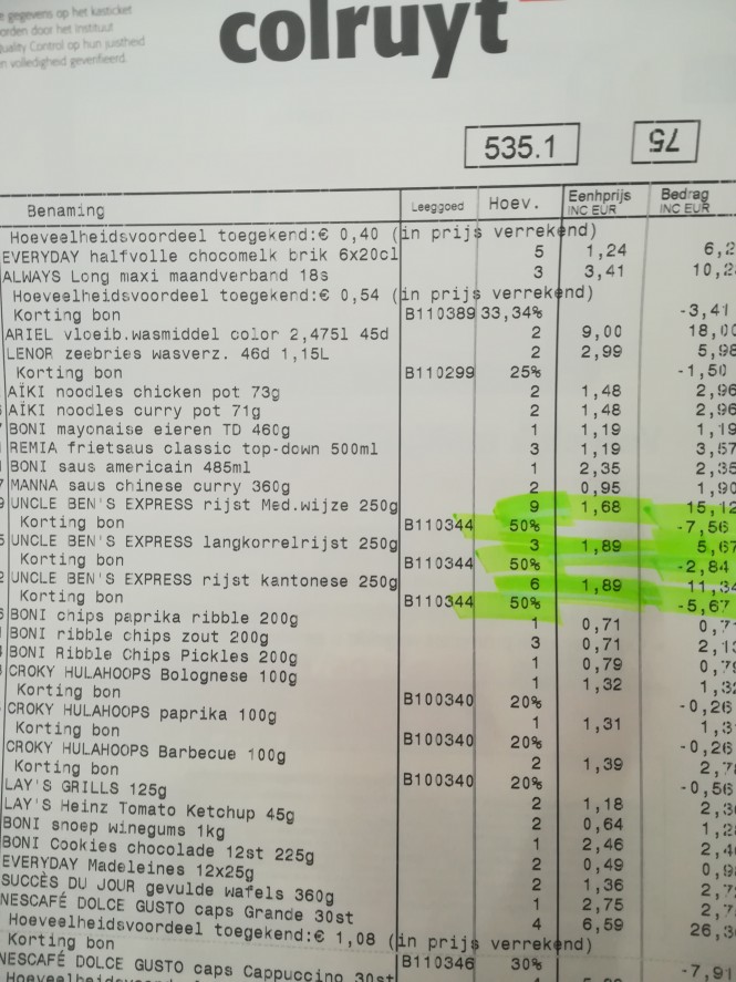 Heb dankzij jullie tips bijna 50 euro uitgesp...