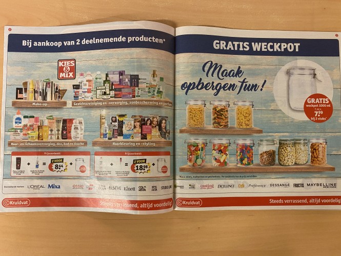 Kruidvat 23/2 t/m 7/3 gratis weckpot 1000ml t...