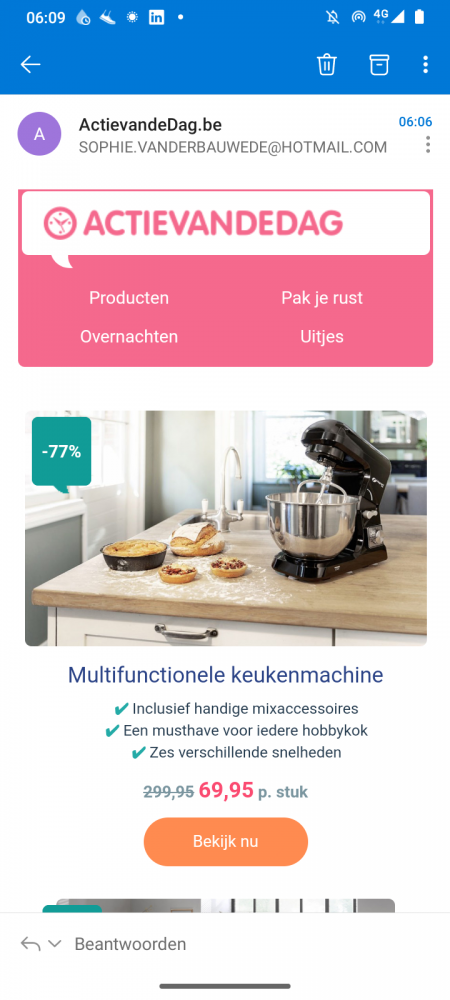 Magnani keukenrobot 1000w 69,95€ ipv 299,95€,...