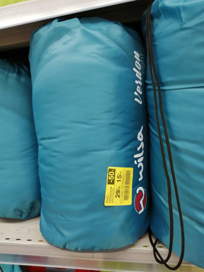 Carrefour Hasselt : wilsa slaapzak aan - 50%....