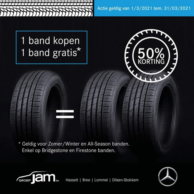 50% korting bij aankoop vanaf 2 zomerbanden,...