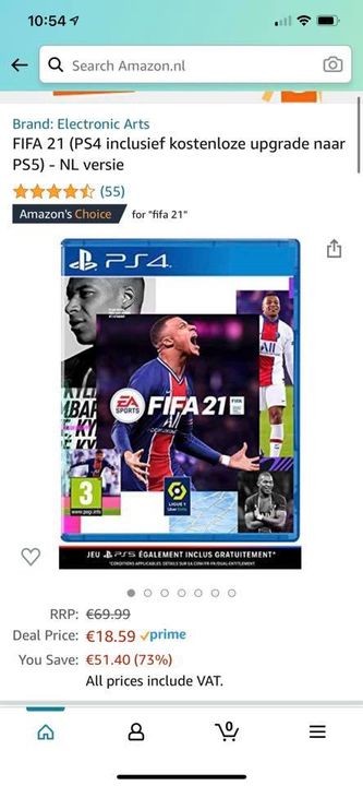 Momenteel enorme afprijzing op FIFA 21 bij am...