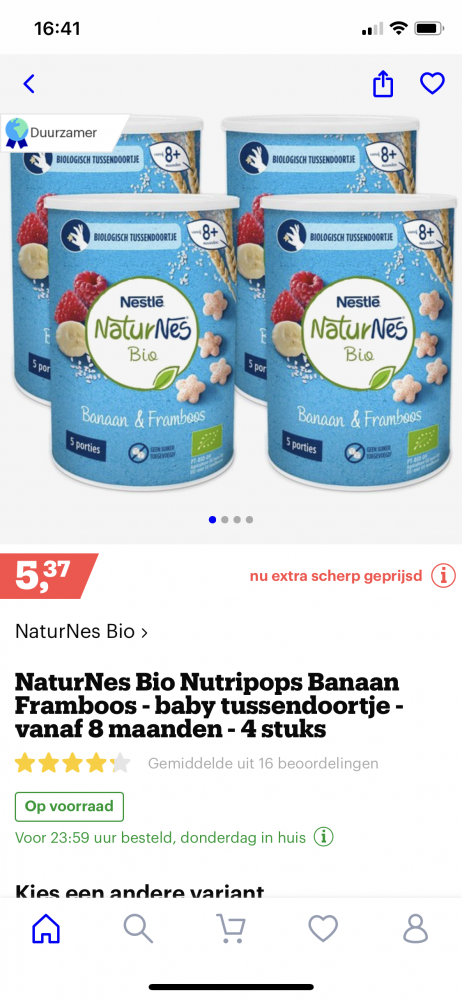 Bij bol.com verschillende stuks Natures in mo...