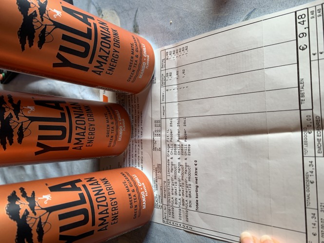 Colruyt: Gratis yula energie drink met gratis...