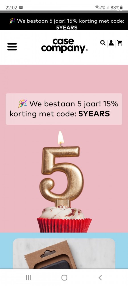Case Compagny bestaat 5 jaar. Ze geven een ko...