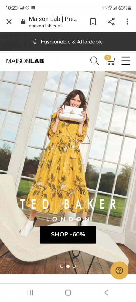 Bij Maison Lab tot -60% op Ted Baker.
