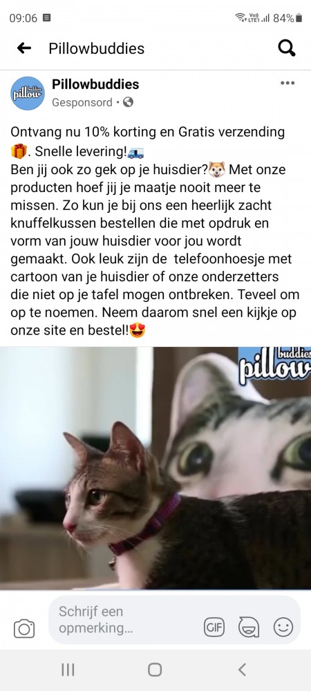 Bij pillowbuddies.nl kun je nu een kussen lat...