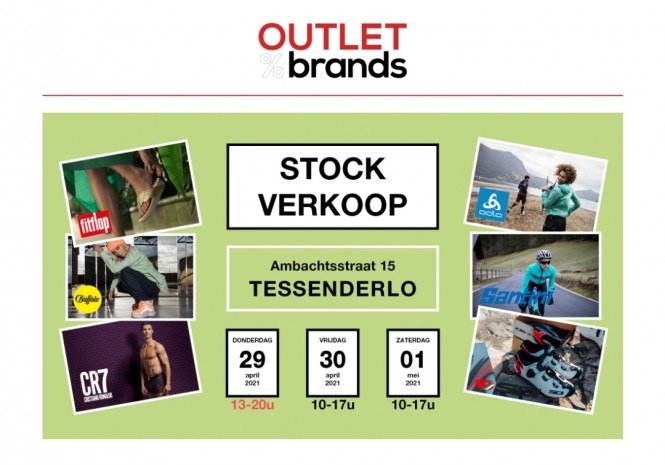 Stockverkoop fitflop, CR7, odlo,.... Via de l...