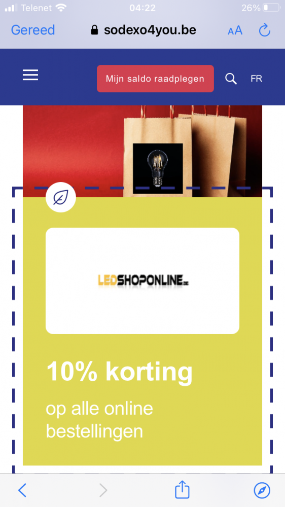 ➤ Geniet éénmalig van 10% korting op alle on...