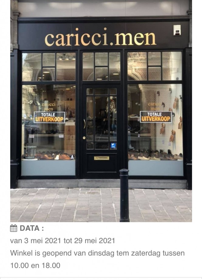 Totale uitverkoop!!! Italiaanse herenschoene...