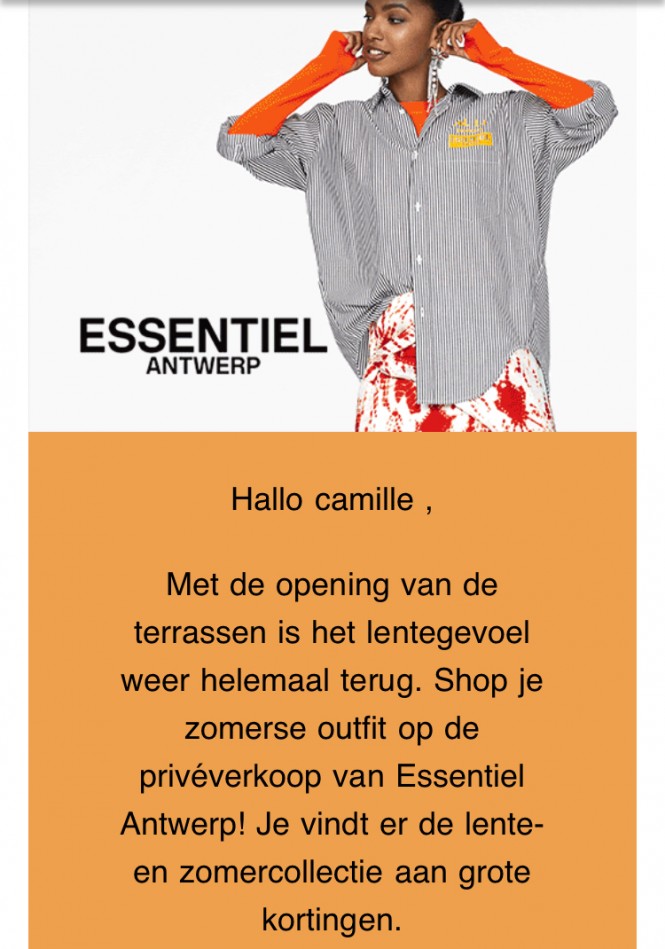 Shop je zomerse outfit op de privéverkoop van...