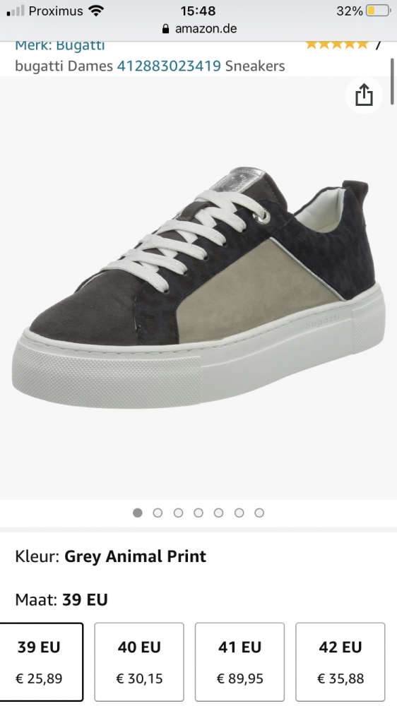 bugatti Dames 412883023419 Sneakers Maat 3...