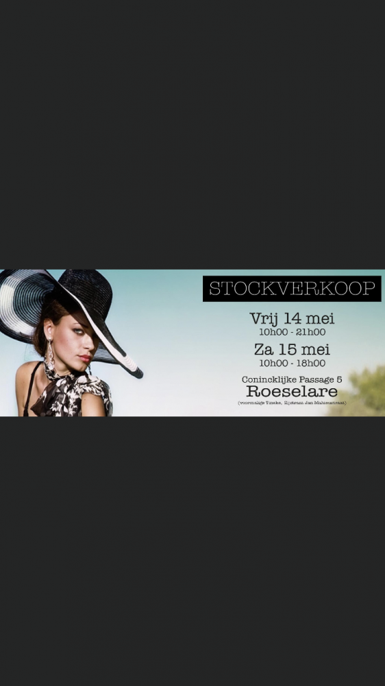 Grote stockverkoop in Roeselare Kortingen van...