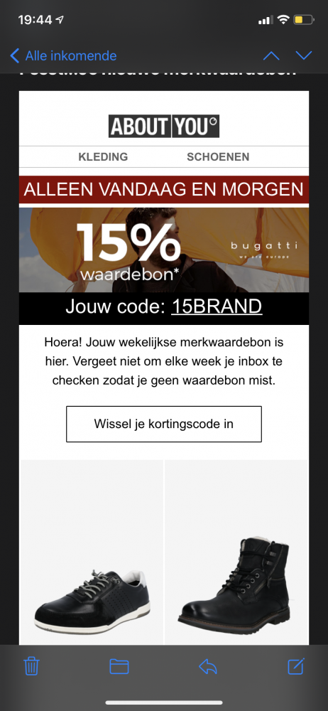 15BRAND Korting op Bugatti bij about you