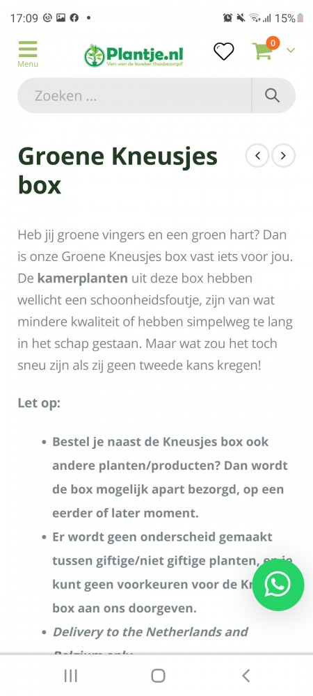 Too good to go maar dan voor planten bij: pla...