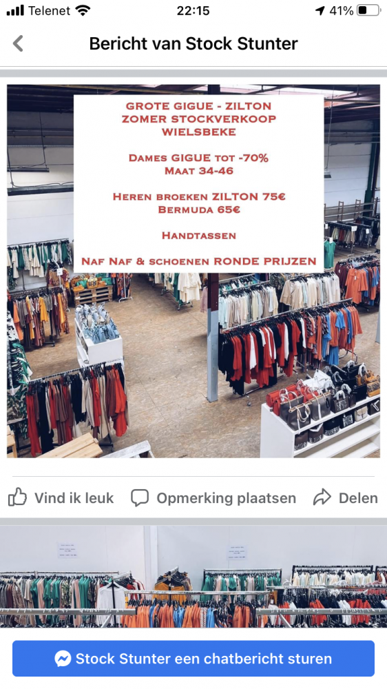 GROTE GIGUE - ZILTON STOCKVERKOOP te Wielsbek...