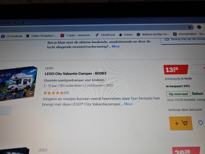 Bij bol.com nu korting op lego city vakantiec...