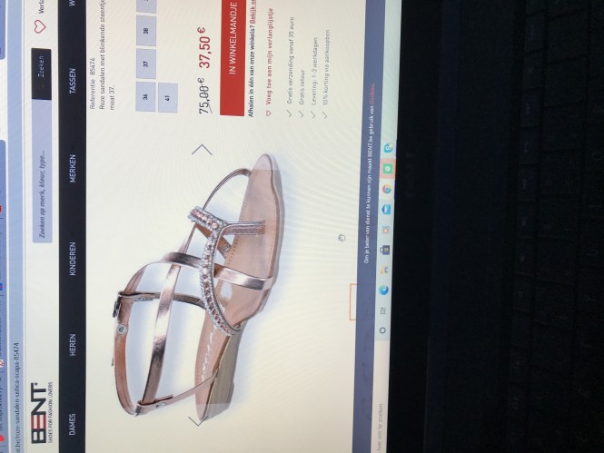 Koopje gedaan bij Bent online, sandalen Scapa...