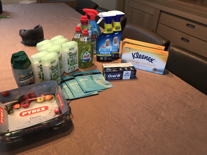 Koopjes gedaan 😁 1) 2* palmolive -> 2 euro...