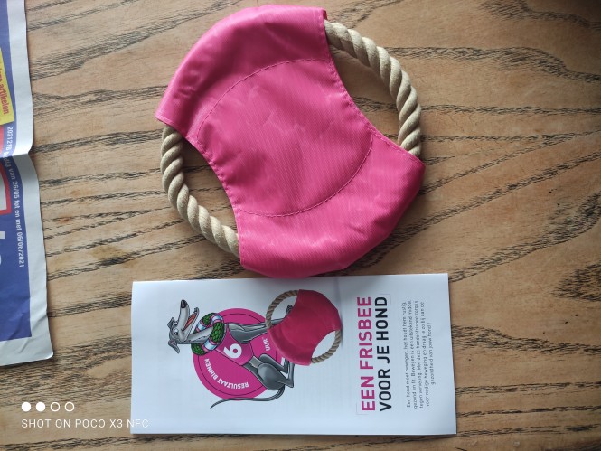 Vandaag in brievenbus ontvangen gratis frisbe...