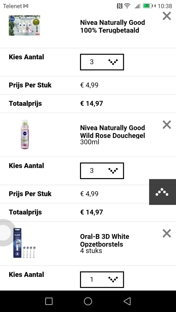 www.kruidvat.be 26,72€ bespaard met hoge kor...