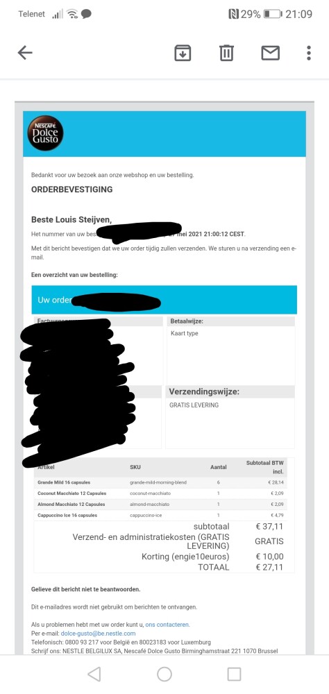 Dankzij de promojagers extensie in mijn Googl...