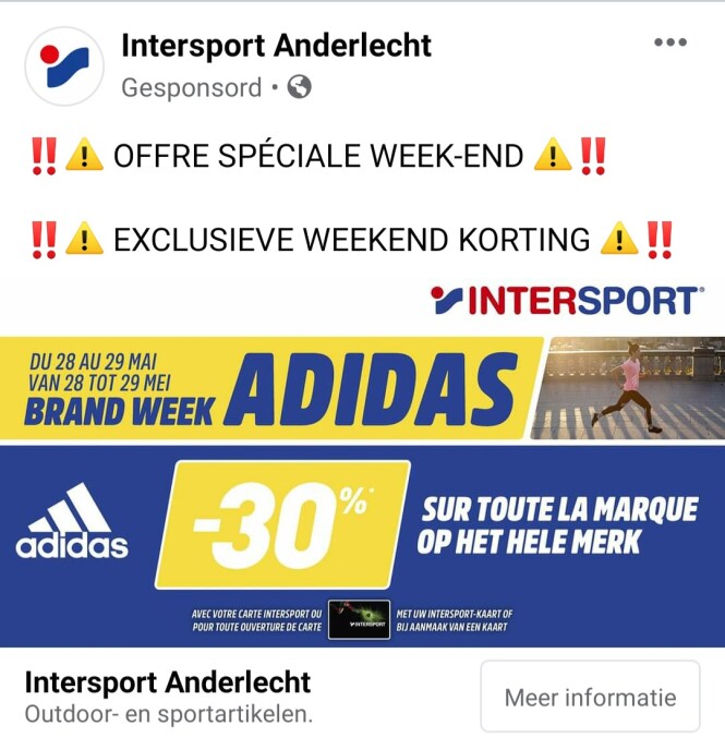Vrijdag 28 en zaterdag 29 mei 30% korting op...