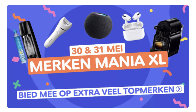 Op 30&31 mei is het merken mania bij vakantie...