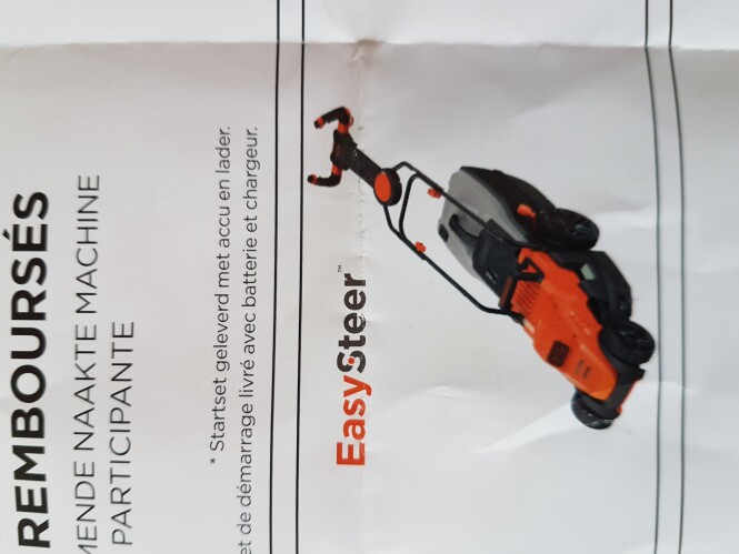 Gamma black & decker grasmachine gekocht..had...