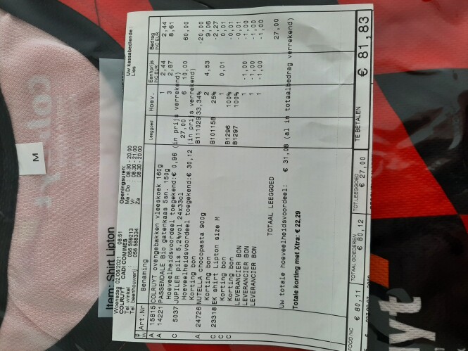 Colruyt: Jupiler 33cl €20 voor 3 bakken Nutel...