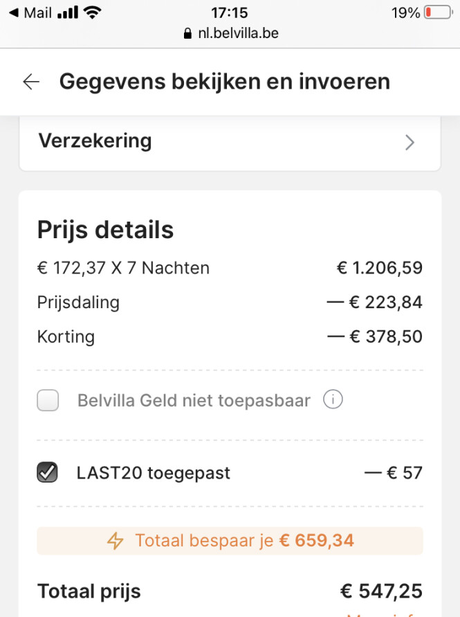 Bij Belvilla nog veel vrij en bovenop de kort...