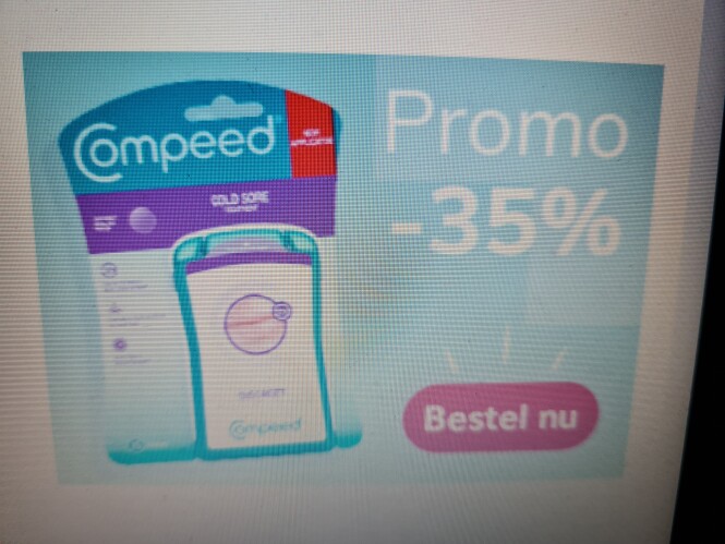 Bij pazzox.be nu -35% op compeed patch koorts...