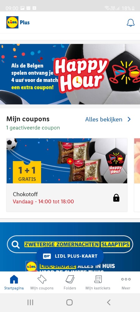 Bij de lidl vandaag terug happy hour aangezie...
