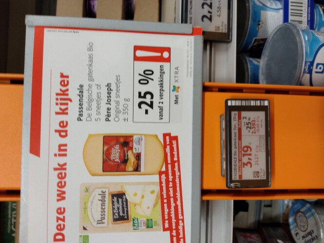 Colruyt passendale bio kaas. Vanaf 2 stuks 25...