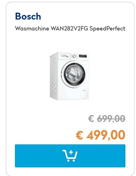 Nu bij krefel deze bosh wasmachine voor een l...