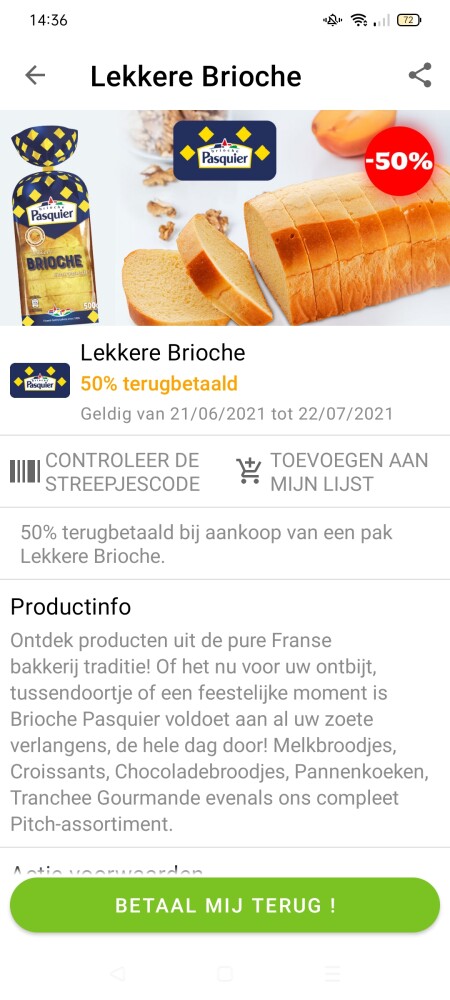 Op myshopi, lekkere brioche brood pasquier 5...