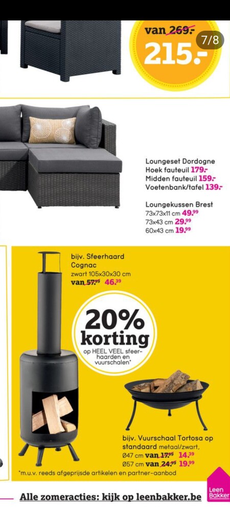 Tot eind juni bij Leenbakker 20% korting op h...