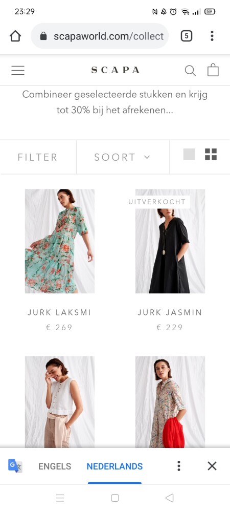 Scapa! Combineer minstens 2 stukken en krijg...