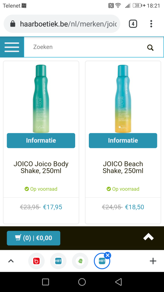 Alle producten v JOICO aan een extra 20% kort...