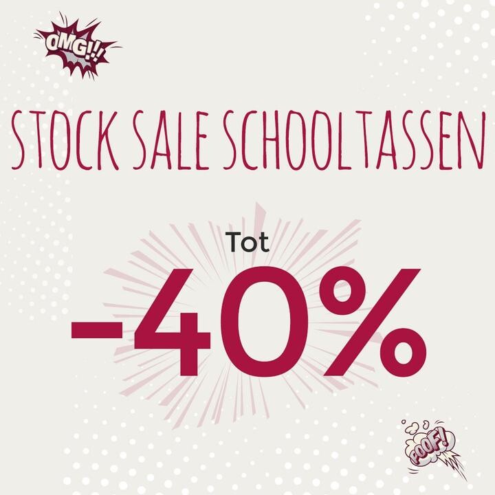 🎒🚀 Onze schooltassen stock sale is gestart...