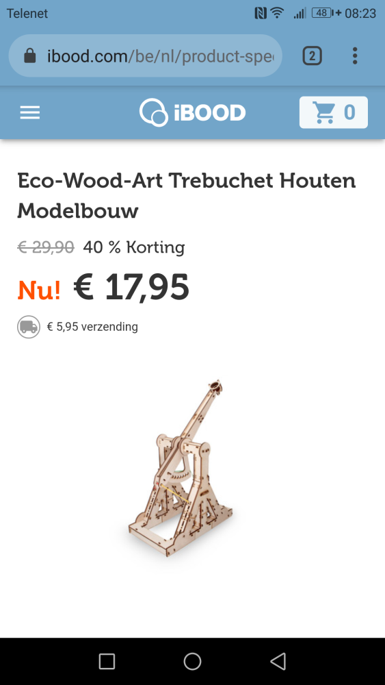 Eco-Wood-Art Trebuchet Houten Modelbouw bij I...