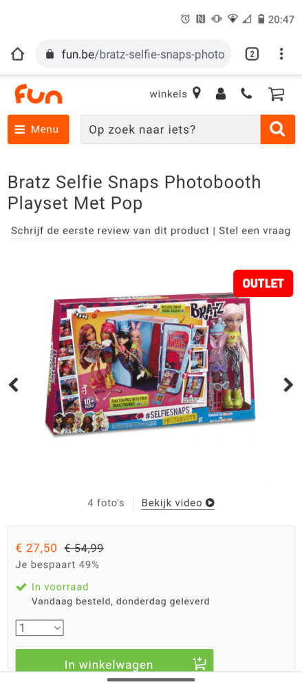 Bratz #SelfieSnaps Photobooth Playset with Do...