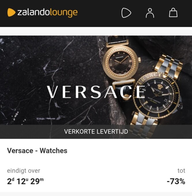 Bij Zalando Lounge tot -73% korting op Versac...