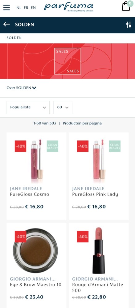 Solden bij Parfuma aan -40% https://www.parf...