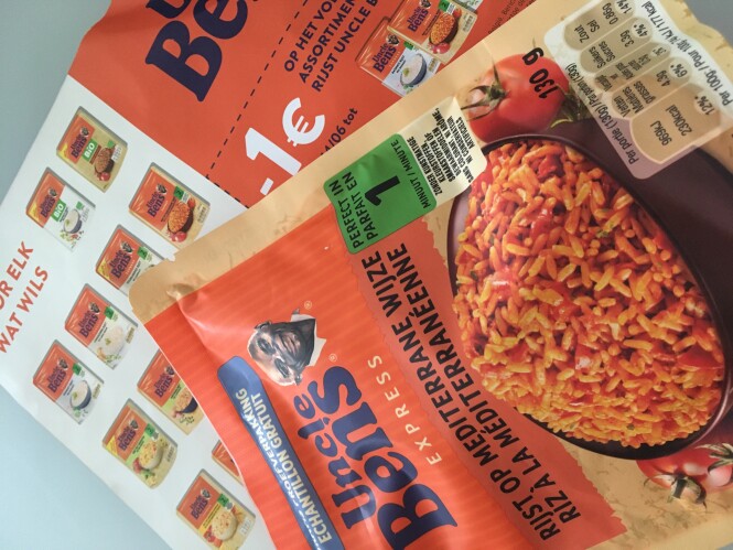 Vandaag in de bus… Uncle Ben's