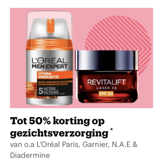 Bij Bol.com nu promotie op huidverzorging van...