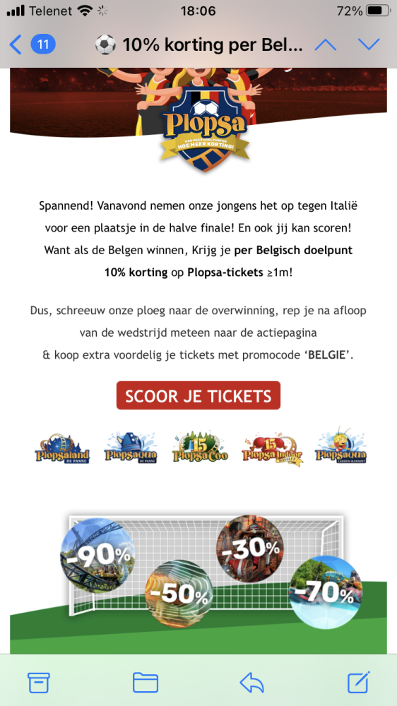 Spannend! Vanavond nemen onze jongens het op...