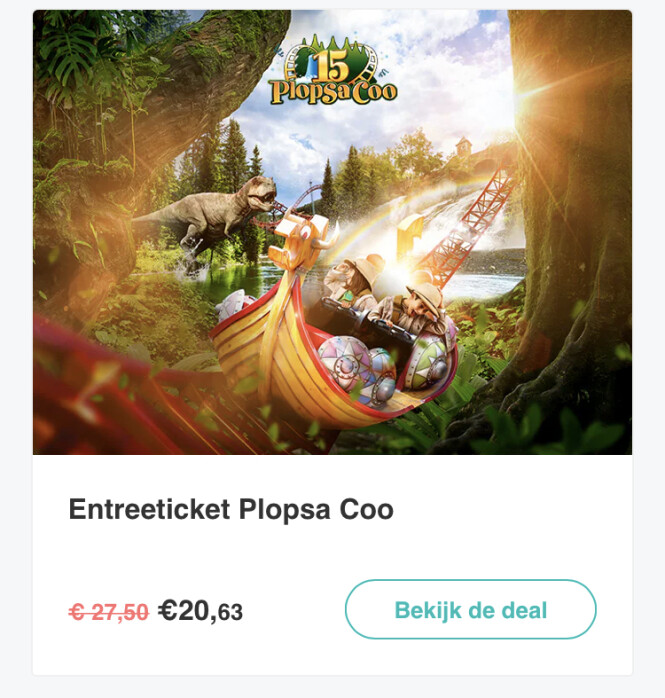 Als je van plan bent om maar Plopsa Coo te ga...