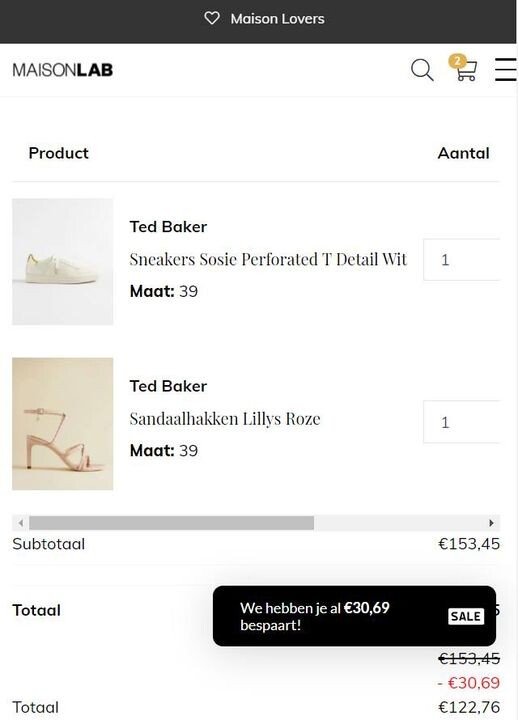 Juist nog in mijn maat gevonden 🥳 Ted Baker...